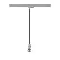SLV 3-phase pendant luminaire PURI 2.0 BASIC GU10 IP20, grey dimmable