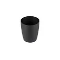 lamp shade PURI 2.0 - DOME half round, black