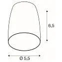 lamp shade PURI 2.0 - DOME half round
