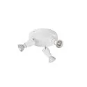 SLV wall and ceiling luminaire PURI 2.0 BASIC 3 flames GU10 IP20, white dimmable