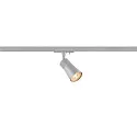 1-phase spot PURI 2.0 - CONE adjustable, conical GU10 IP20, grey dimmable