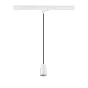 SLV 3-phase pendant luminaire PURI 2.0 - TUBE cylindrical GU10 IP20, white dimmable
