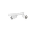 SLV wall and ceiling luminaire PURI 2.0 - TUBE 2 flames, asymmetrical GU10 IP20, white dimmable