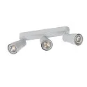 SLV wall and ceiling luminaire PURI 2.0 - DOME 3 flames, long GU10 IP20, grey dimmable