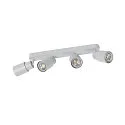 SLV wall and ceiling luminaire PURI 2.0 - TUBE 4 flames, long GU10 IP20, grey dimmable