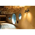 SLV wall and ceiling luminaire PURI 2.0 - CONE 4 flames, long GU10 IP20, black dimmable