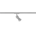 SLV 1-phase spot PURI 2.0 BASIC swivelling, rotatable GU10 IP20, grey dimmable