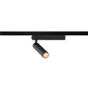 SLV 1-phase spot GRIP! S PHASE DTW swivelling, for VDU workstation, Dim-To-Warm IP20, black dimmable