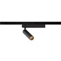 SLV 1-phase spot GRIP! S PHASE DTW swivelling, for VDU workstation, Dim-To-Warm IP20, black dimmable