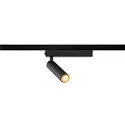 SLV 1-phase spot GRIP! S PHASE DTW swivelling, for VDU workstation, Dim-To-Warm IP20, black dimmable