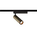 SLV 1-phase spot GRIP! M PHASE DTW swivelling, for VDU workstation, Dim-To-Warm IP20, bronze dimmable