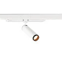SLV 3-phase spot GRIP! M DALI DTW swivelling, DALI controllable, Dim-To-Warm, UGR < 19 IP20, white dimmable