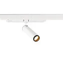 SLV 3-phase spot GRIP! M DALI DTW swivelling, DALI controllable, Dim-To-Warm, UGR < 19 IP20, white dimmable