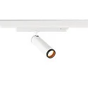 SLV 3-phase spot GRIP! M PHASE swivelling, UGR < 19 IP20, bronze, mat dimmable