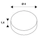 SLV ring GRIP! M, nickel
