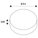 SLV ring GRIP! L, nickel