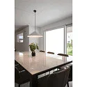 SLV pendant luminaire MAGICO 55 E27 IP20, black matt dimmable