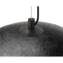 SLV pendant luminaire FORCHINI 70 down, half round E27 IP20, black matt dimmable