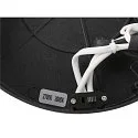 SLV wall and ceiling luminaire ONE PHASE Ø 60CM up / down, CCT Switch, ring shape IP20, black matt dimmable
