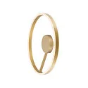 SLV wall and ceiling luminaire ONE DALI Ø60CM up / down, DALI controllable, CCT Switch, ring shape IP20, brass dimmable