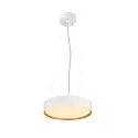 SLV wall and ceiling luminaire DECONA PHASE round, CCT Switch IP44, gold, white dimmable