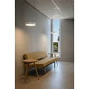 SLV wall and ceiling luminaire DECONA PHASE round, CCT Switch IP44, gold, white dimmable