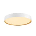 wall and ceiling luminaire DECONA PHASE round, CCT Switch IP44, gold, white dimmable