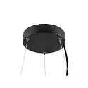 SLV pendant luminaire MEDO® RING 60 DALI for VDU workstation, DALI controllable, CCT Switch IP20, black dimmable
