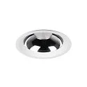 SLV downlight DOWNLIGHT C 200 ON-OFF rigid, switchable, multipower, wired through IP54, white 