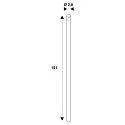 SLV LED tube T8 LED TUBE C T8 EM/M 1500 set of 10 opal G13 24W 3300lm 3000K 180° CRI 80-89