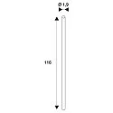 SLV LED tube T5 LED TUBE C T5 M 1200 set of 10 opal G5 26W 3900lm 6500K 180° CRI 80-89