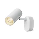 SLV wall and ceiling luminaire NOBLO® SINGLE PHASE DTW 1 flame, round, Dim-To-Warm IP20, white dimmable