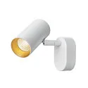 SLV wall and ceiling luminaire NOBLO® SINGLE PHASE DTW 1 flame, round, Dim-To-Warm IP20, white dimmable