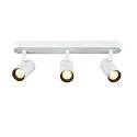 SLV wall and ceiling luminaire NOBLO® TRIPLE PHASE DTW 3 flames, round, Dim-To-Warm IP20, white dimmable