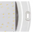 SLV wall and ceiling luminaire OUTDOOR BULKHEAD V 360 HF with sensor, CCT Switch, impact resistant, switchable IP65, white