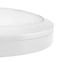 SLV wall and ceiling luminaire OUTDOOR BULKHEAD V 360 HF with sensor, CCT Switch, impact resistant, switchable IP65, white