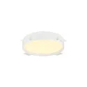 SLV ceiling luminaire DECONA 30 CL round, suitable for VDU workstation IP44, white, lacquered dimmable