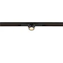 SLV track spot FIXT-IT! round, built-in version, suitable for VDU workstation IP20, gold, black, lacquered dimmable