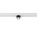 SLV track spot FIXT-IT! round, surface-mounted version, suitable for VDU workstation IP20, black, white, lacquered dimmable