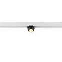 SLV track spot FIXT-IT! round, surface-mounted version, suitable for VDU workstation IP20, black, white, lacquered dimmable