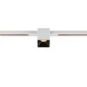 track spot FIXT-IT! round, built-in version, suitable for VDU workstation IP20, black, white, lacquered dimmable