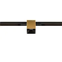SLV track spot FIXT-IT! round, built-in version, suitable for VDU workstation IP20, gold, black, lacquered dimmable