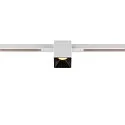 track spot FIXT-IT! round, built-in version, suitable for VDU workstation IP20, black, white, lacquered dimmable