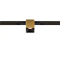 SLV track spot FIXT-IT! round, built-in version, suitable for VDU workstation IP20, gold, black, lacquered dimmable