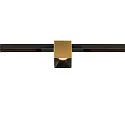 SLV track spot FIXT-IT! round, built-in version, suitable for VDU workstation IP20, gold, black, lacquered dimmable