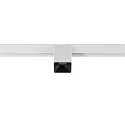 track spot FIXT-IT! round, surface-mounted version, suitable for VDU workstation IP20, black, white, lacquered dimmable