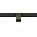 track spot FIXT-IT! round, surface-mounted version, suitable for VDU workstation IP20, bronze, black, lacquered dimmable