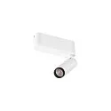 SLV ceiling luminaire GRIP!S SINGLE suitable for VDU workstation IP20, black, white, lacquered dimmable