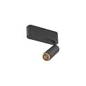 SLV ceiling luminaire GRIP!S SINGLE suitable for VDU workstation IP20, gold, black, lacquered dimmable