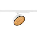 SLV 1-phase spot GRIP! FLAT CCT Switch, cardanic swivelling IP20, black, white dimmable